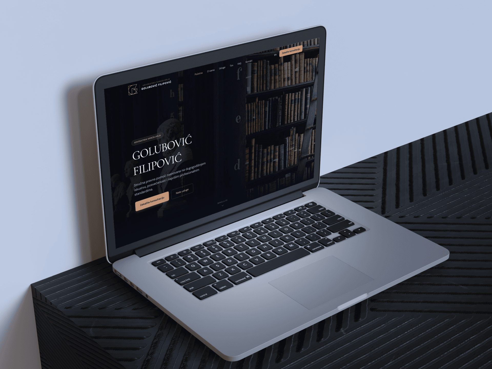 Golubović Filipović Law Firm - Landing Pages, Web Sites  project by Nine Pixels